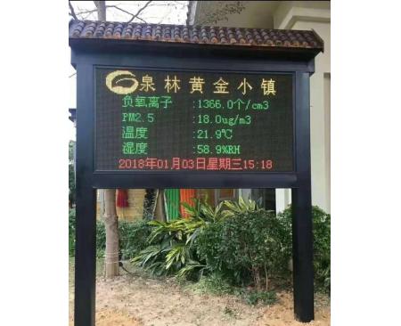 新鄭景區(qū)負(fù)氧離子監(jiān)測